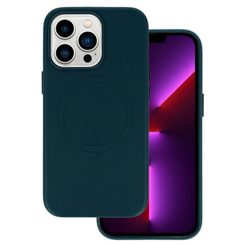 MagSafe Leather Case Iphone 13 Pro Navy