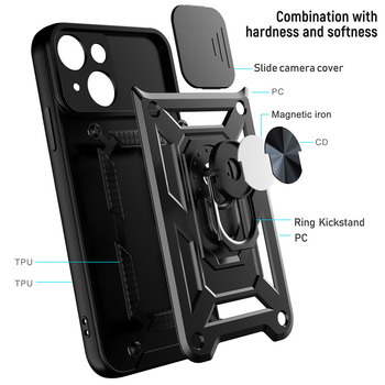 Slide Camera Armor Case do Samsung Galaxy A34 5G Czarny