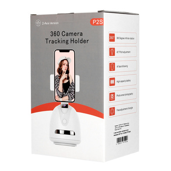 Uchwyt na telefon z automatycznym śledzeniem 360° Face Tracking P2S czarny