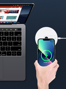Wireless Induction Charger QI Universal Fast Charge - FC06 15W White (min.2A)