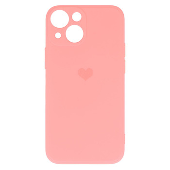 Vennus Silicone Heart Case do Iphone 14 Plus wzór 1 różowy