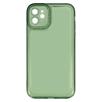 Crystal Diamond 2mm Case do Iphone 12 Przezroczysty zielony