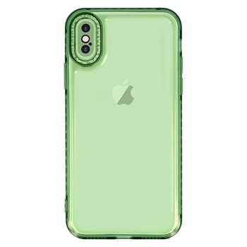 Crystal Diamond 2mm Case do Iphone X/XS Przezroczysty zielony