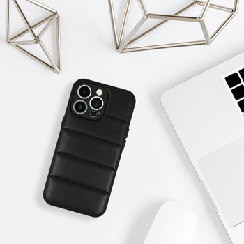 Leather 3D Case for Iphone 14 Pro design 2 black