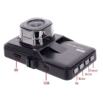 Car Dash Cam DVR-02 3,0 inches + rear camera