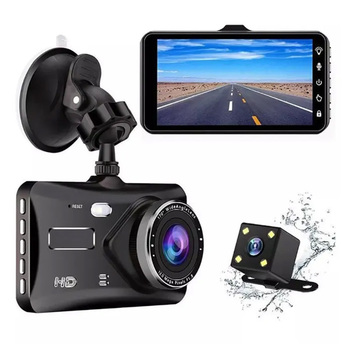 Wideorejestrator samochodowy DVR-03 4,0 cala + kamera cofania