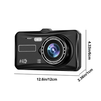 Car Dash Cam DVR-03 4,0 inches + rear camera