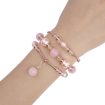 Bracelet loop for Apple Watch 42/44/45 design 4 pink