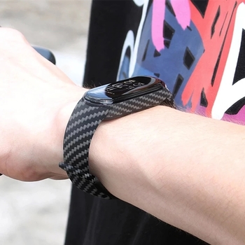 Wristband for Xiaomi Mi Band 7 Carbon black