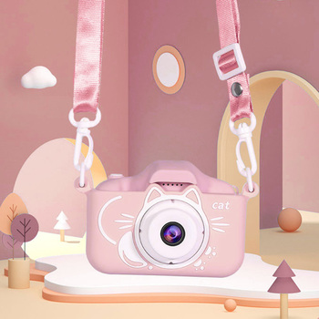 Aparat fotograficzny, kamera dla dzieci C9 Cat różowy