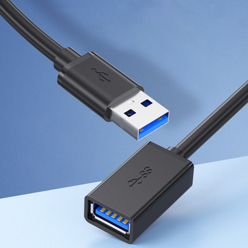 Kabel przedłużacz - USB na USB 3.0 - 3 metry czarny
