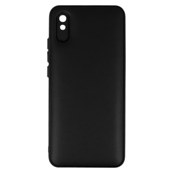 Leather 3D Case for Xiaomi Redmi 9A design 1 black