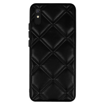 Leather 3D Case do Xiaomi Redmi 9A wzór 3 czarny