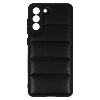 Leather 3D Case for Samsung Galaxy S21 FE design 2 black