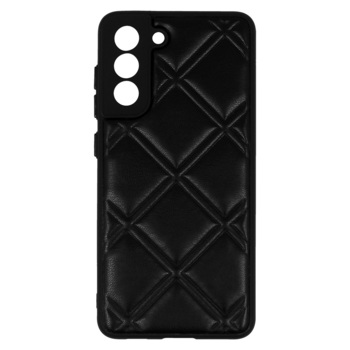 Leather 3D Case for Samsung Galaxy S21 FE design 3 black