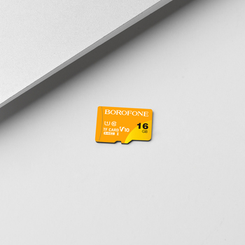 Borofone Memory card MicroSD 16GB SDHC Class10 85MB/s