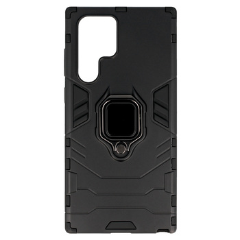 Ring Armor Case for Samsung Galaxy S22 Ultra Black
