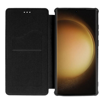 Kabura Razor Leather Book do Samsung Galaxy S23 Plus czarna