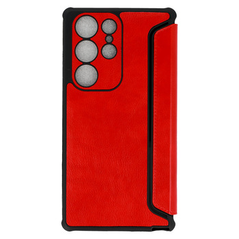 Kabura Razor Leather Book do Samsung Galaxy S23 Plus czerwona