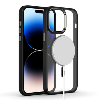 Tel Protect Magnetic Clear Case do Iphone 12 Pro Max Jasnoniebieski