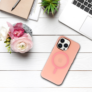 Magnetic Frosted Case for Iphone 11 Pro Max Pink
