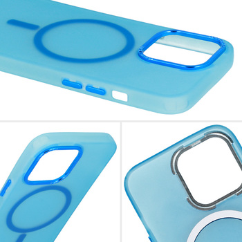 Magnetic Frosted Case do Iphone 11 Pro Niebieski