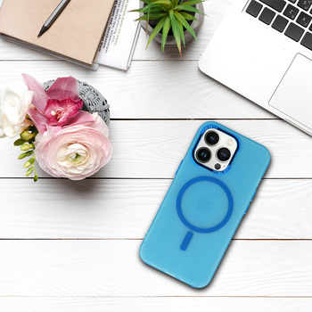 Magnetic Frosted Case do Iphone 11 Pro Niebieski