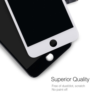 Wyświetlacz LCD NCC do Iphone 7 biały Metal Plate Select