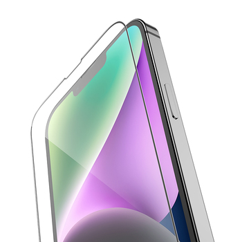 Borofone Hartowane szkło BF6 Diamond Armor Full Screen HD do Iphone 17e/16e/14/13/13 Pro - 10 sztuk