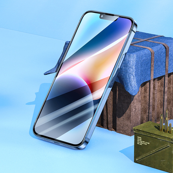 Borofone Hartowane szkło BF6 Diamond Armor Full Screen HD do Iphone 17e/16e/14/13/13 Pro - 10 sztuk