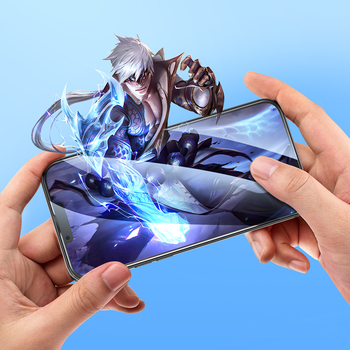 Borofone Hartowane szkło BF6 Diamond Armor Full Screen HD do Iphone 17e/16e/14/13/13 Pro - 10 sztuk