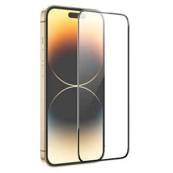 Borofone Hartowane szkło BF8 Diamond Armor Full Screen 5D Large Arc do Iphone 14 Pro - 10 sztuk