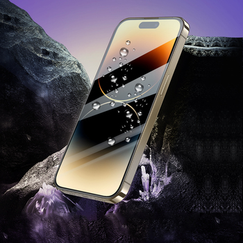 Borofone Hartowane szkło BF8 Diamond Armor Full Screen 5D Large Arc do Iphone 14 Pro - 10 sztuk