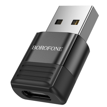 Borofone Adapter BV18 - USB to Type C - black