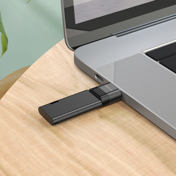 Borofone Adapter BV18 - USB to Type C - black