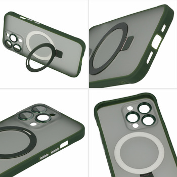 Tel Protect Magical Magsafe Stand Case for Iphone 12 Pro Max green