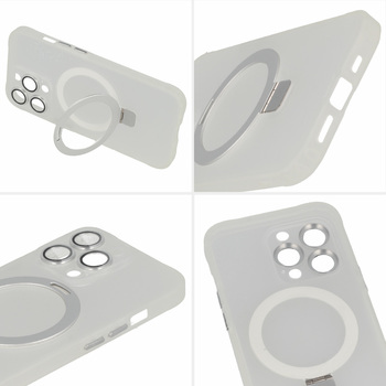 Tel Protect Magical Magsafe Stand Case for Iphone 12 Pro silver