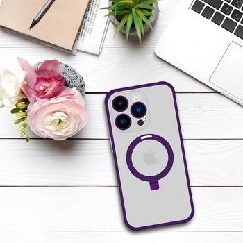 Tel Protect Magical Magsafe Stand Case do Iphone 13 Pro fioletowy