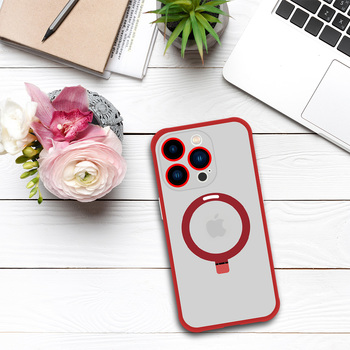 Tel Protect Magical Magsafe Stand Case do Iphone 14 Pro czerwony
