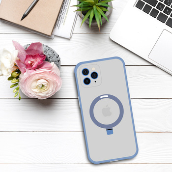 Tel Protect Magical Magsafe Stand Case for Iphone 11 Pro blue