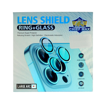 Hartowane szkło HARD DIAMOND na aparat (LENS) do Iphone 13/13 Mini niebieskie (obiektyw 2 sztuki)
