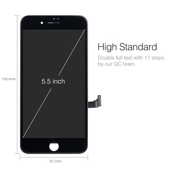 Wyświetlacz LCD NCC do Iphone 8 Plus czarny Select