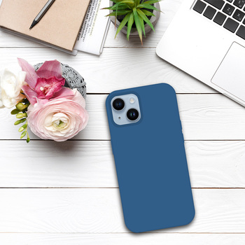 Tel Protect Silicone Premium do Iphone 15 Plus granatowy
