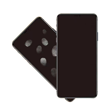 Hartowane szkło Full Glue 6D do IPHONE 11 PRO Czarne - PAKIET 10 SZTUK