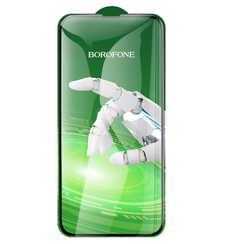Borofone Tempered glass BF8 Diamond Armor Full Screen 5D Large Arc for Iphone 15/16 - 10 pieces