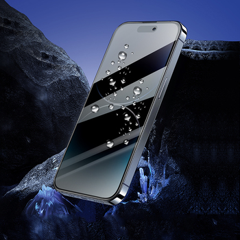 Borofone Tempered glass BF7 Diamond Armor Full Screen Anti-spy for Iphone 15 Pro - 10 pieces