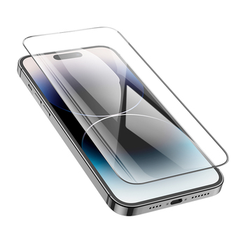 Borofone Hartowane szkło BF6 Diamond Armor Full Screen HD do Iphone 15 Pro - 10 sztuk