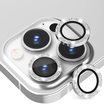 Tempered Glass HARD DIAMOND for camera (LENS) for Samsung Galaxy S23 Plus silver (lens 3 pieces)