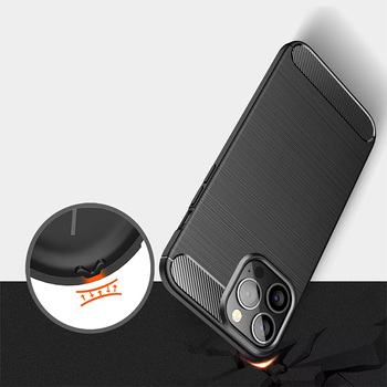 Back Case CARBON for XIAOMI REDMI NOTE 12 4G Black