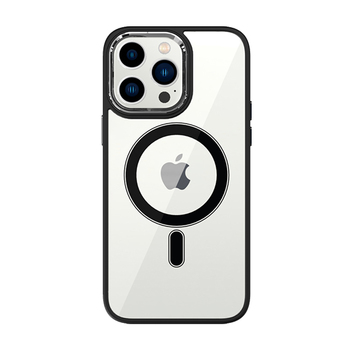 Tel Protect Magnetic Clear Case do Iphone 15 Plus Czarny